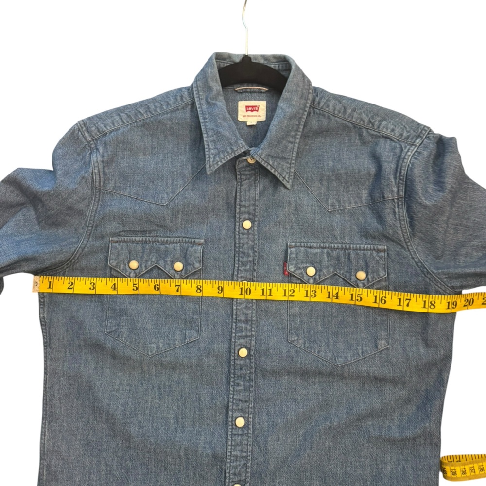 Levi's 1955 Sawtooth Japanese Selvedge Slim Fit Denim Shirt - Picture 4 of 8